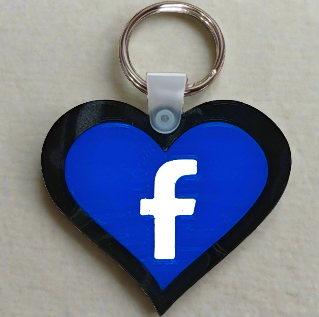 Μπρελόκ NFC Καρδιά – Facebook