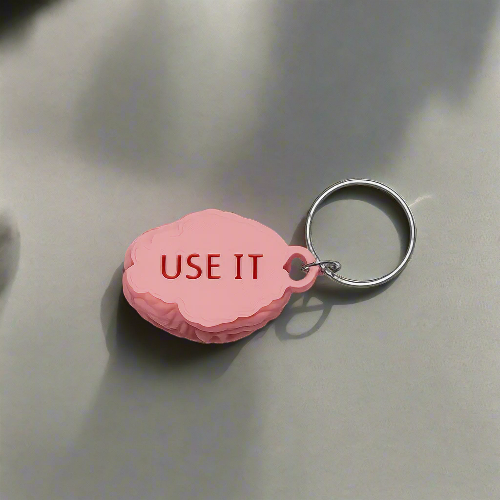 Μπρελόκ Brain “USE IT”