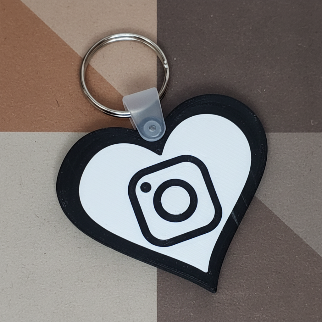 Μπρελόκ NFC Καρδιά – Instagram