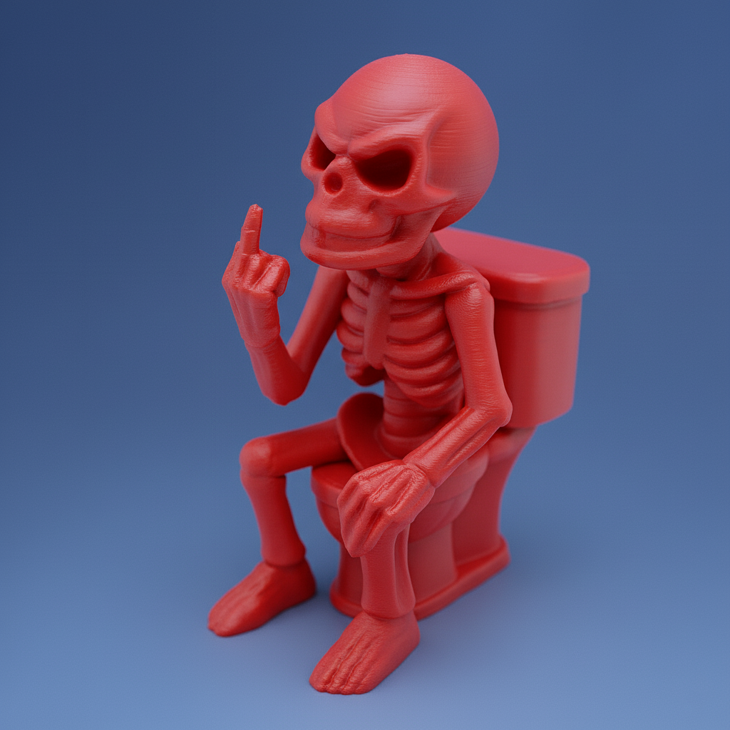 Σκελετός “Toilet Rebel”