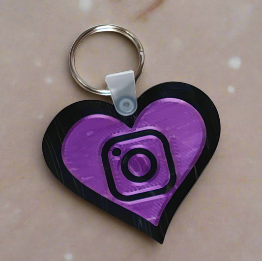 Μπρελόκ NFC Καρδιά – Instagram