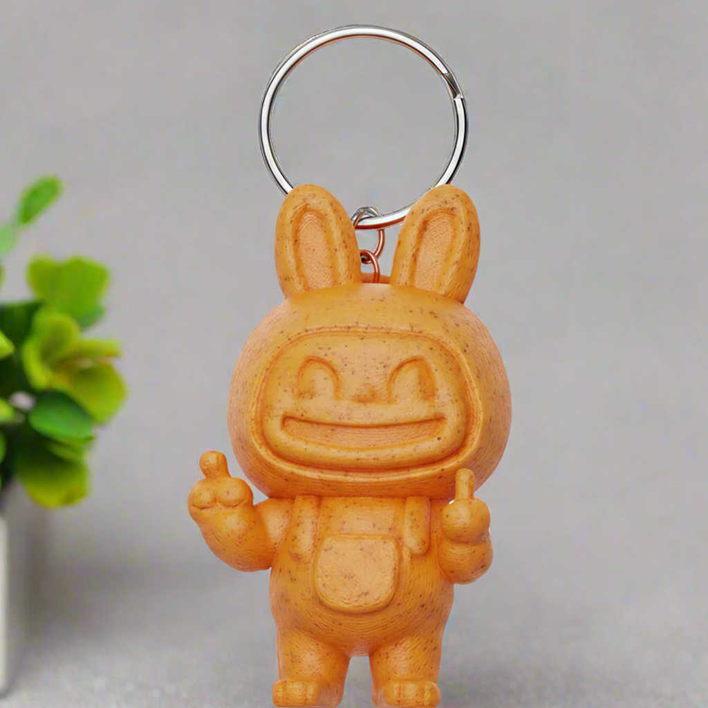 Kουκλάκι Labubu "Double Middle Finger"