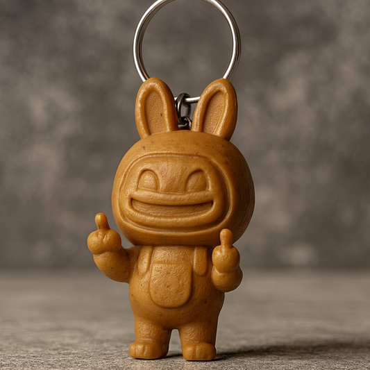 Kουκλάκι Labubu "Double Middle Finger"