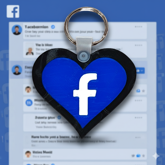 Μπρελόκ NFC Καρδιά – Facebook