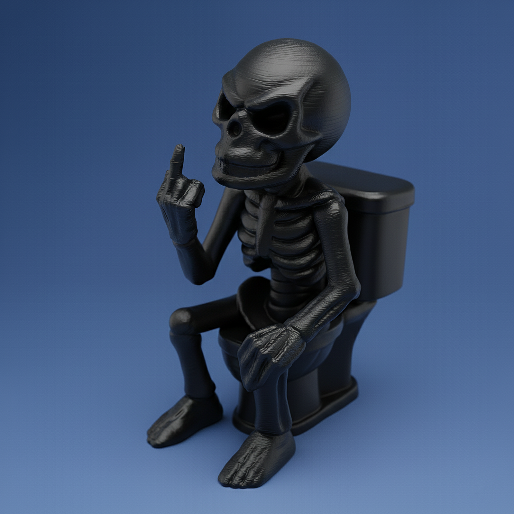 Σκελετός “Toilet Rebel”