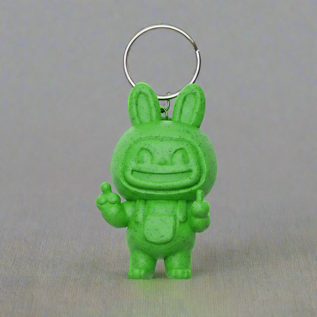 Kουκλάκι Labubu "Double Middle Finger"