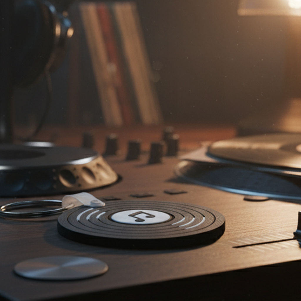 Μπρελόκ NFC Δίσκος Βινυλίου