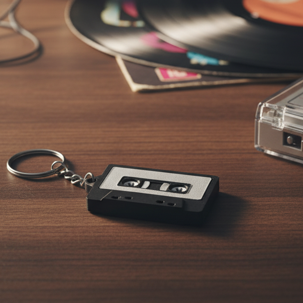 Μπρελόκ Retro Κασέτα με NFC