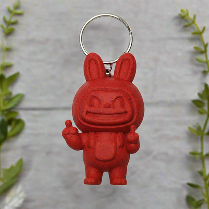 Kουκλάκι Labubu "Double Middle Finger"